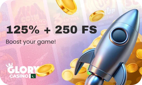 125% bonus + 250 FS